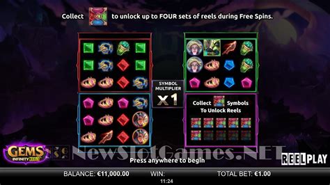 Gems Infinity Reels Slot - Play Online
