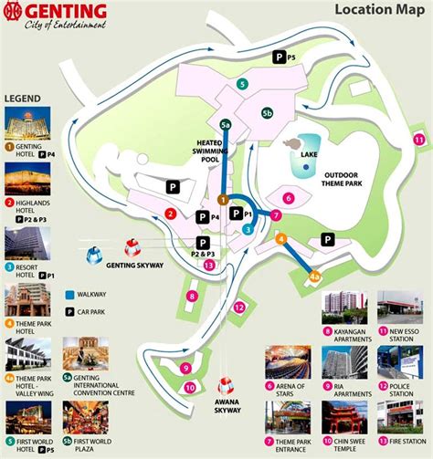 Genting Highlands Casino Mapa