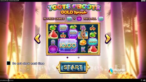 Gold Splash Toots Froots Review 2024