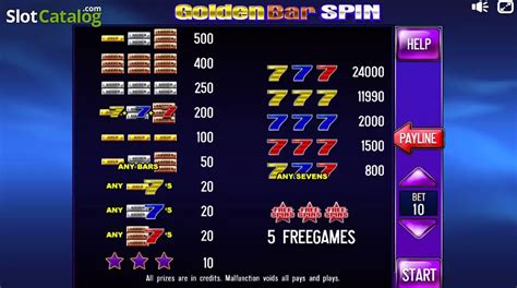 Golden Bar Spin 3x3 Pokerstars