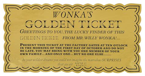 Golden Ticket Brabet