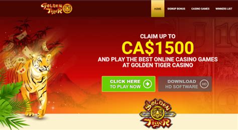 Golden Tiger Casino Bonus De Boas Vindas