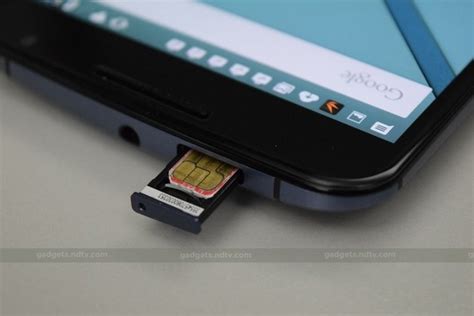Google Nexus 6 Slot Microsd