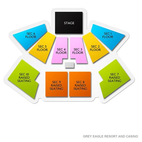 Grey Eagle Casino Mapa