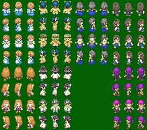 Harvest Moon Bonito Casino Sprites