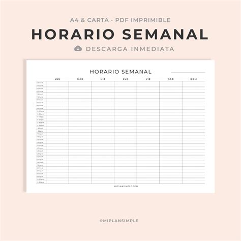 Horario Planner