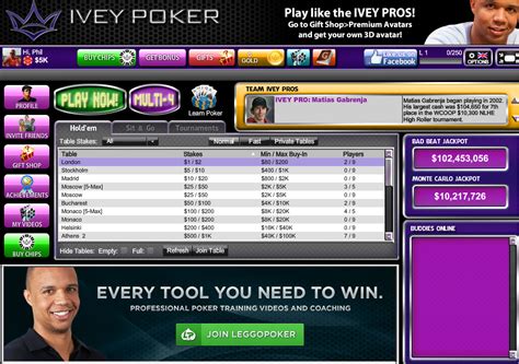 Ivey App De Poker