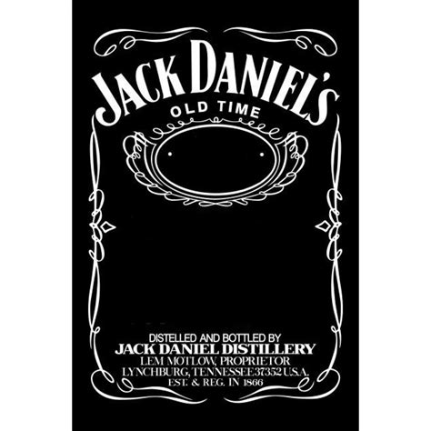 Jack Daniels Rotulo Preto Velho Nao 7 0 7l