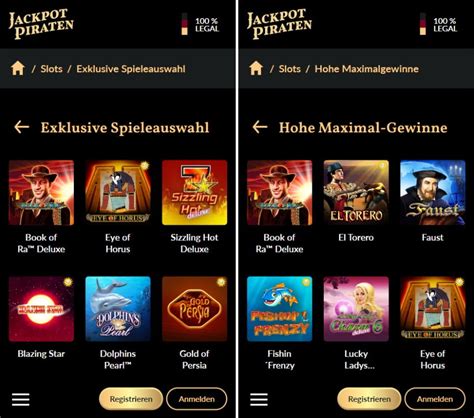 Jackpotpiraten Casino Mobile