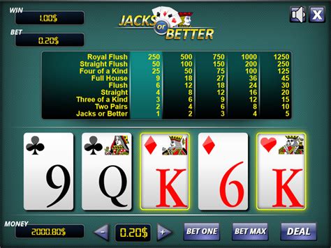 Jacks Or Better Video Poker Betsson