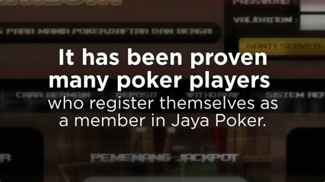 Jaya As Do Poker 99