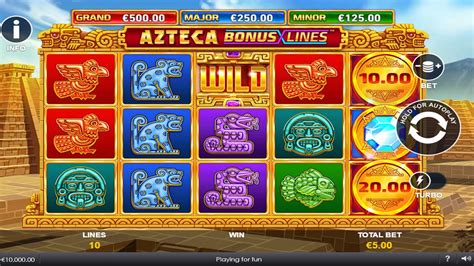 Jogar Azteca Bonus Lines Com Dinheiro Real