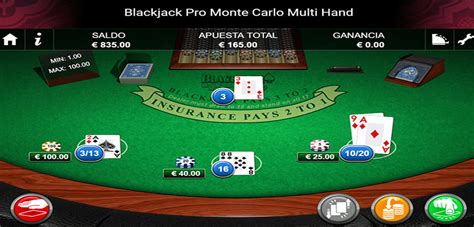 Jogar Blackjack Pro Montecarlo Sh Com Dinheiro Real