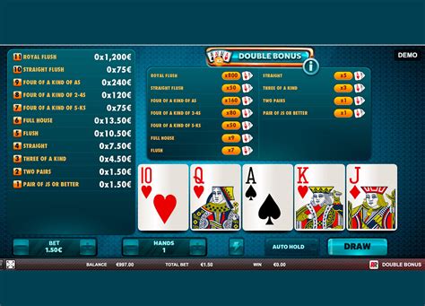 Jogar Double Bonus Poker 2 Com Dinheiro Real