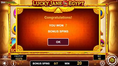 Jogar Lucky Jane In Egypt No Modo Demo