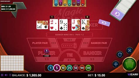 Jogar Magic Baccarat Com Dinheiro Real