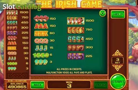 Jogar The Irish Game 3x3 No Modo Demo