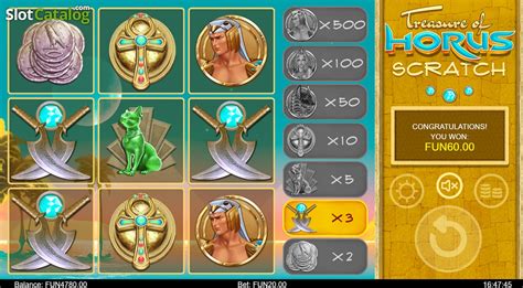 Jogar Treasure Of Horus Scratch No Modo Demo