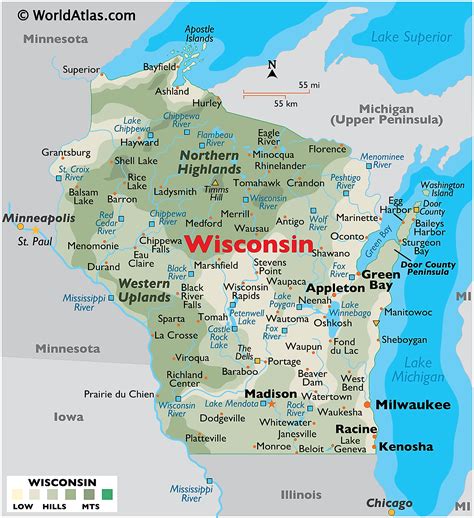 Jogo De Wisconsin Mapa