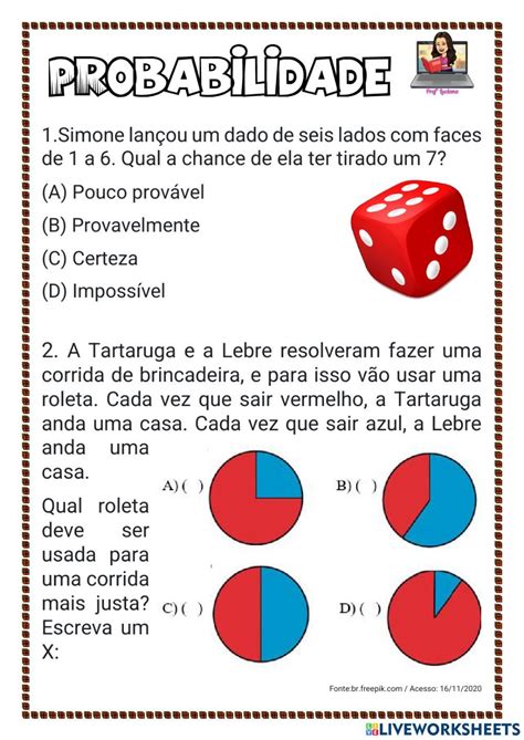 Jogo Probabilidade De Problemas