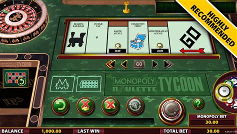 Jogue Monopoly Roulette Tycoon Online