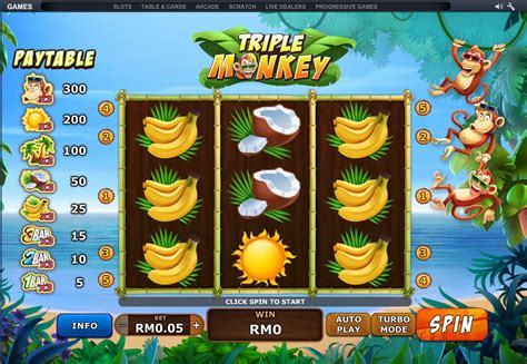 Jogue Triple Monkey 2 Online
