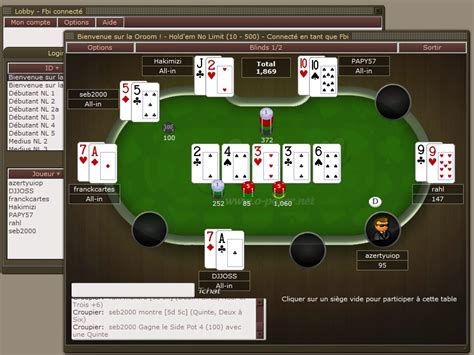 Jouer Au Poker Gratuit En Ligne Sans Telechargement
