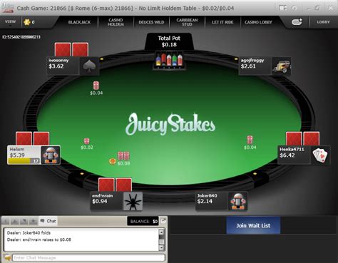 Juicy Stakes Poker Mac
