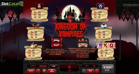 Kingdom Of Vampires Slot Gratis