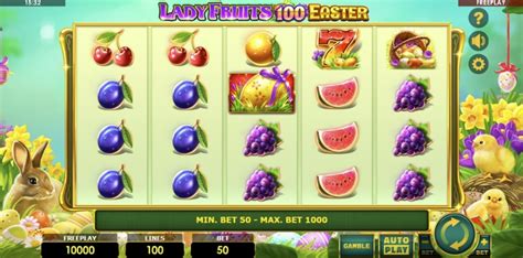 Lady Fruits 100 Easter 1xbet