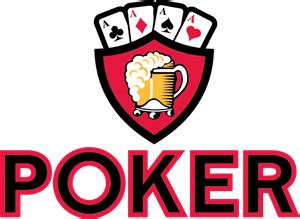 Logo De Cerveja Poker Vetor