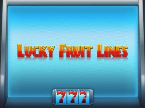Lucky Fruit Lines Netbet