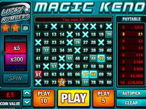 Magical Keno Bodog