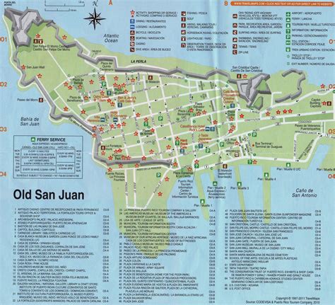 Mapa De Casinos Em San Juan De Puerto Rico