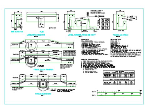 Marshall Slot De Drenagem Cad Detalhes