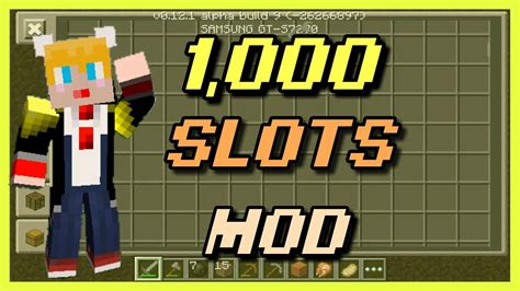 Minecraft Pocket Edition Mais Slots Mod