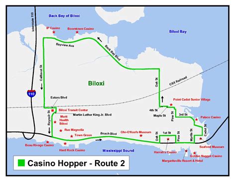 Mississippi Gulf Coast Casino Mapa