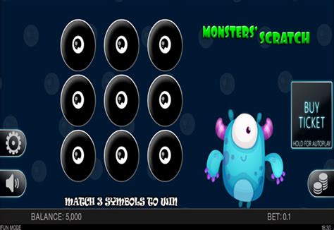 Monsters Scratch Betano