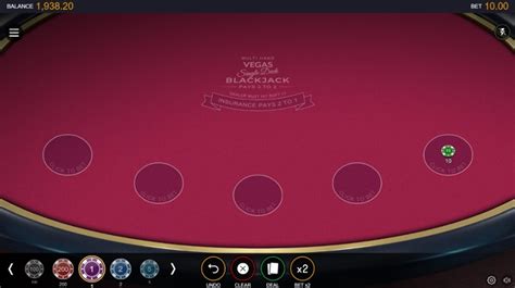 Multihand Vegas Single Deck Blackjack Slot Gratis