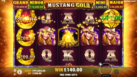 Mustang Dinheiro Slot De Jackpot