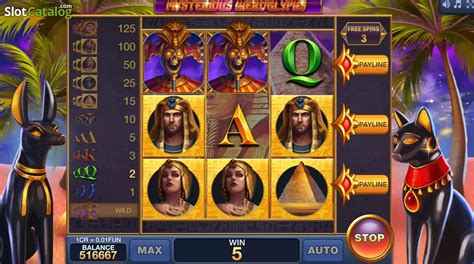 Mysterious Hieroglyphs Reel Respin Slot - Play Online