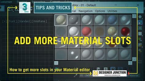 Nao E Suficiente Material De Slots De 3ds Max