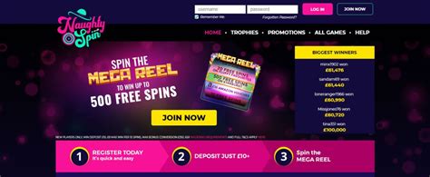 Naughty Spin Casino Login