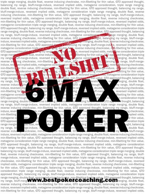 No Bs 6max Poker