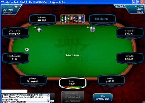 O Full Tilt Poker Suporte