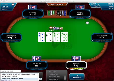 O Full Tilt Poker Versao Para Mac