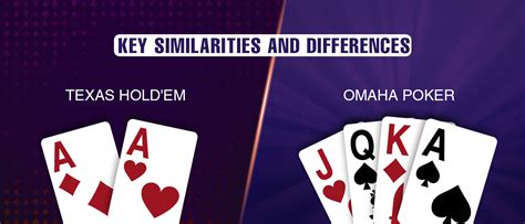 Omaha Vs Texas Holdem Poker