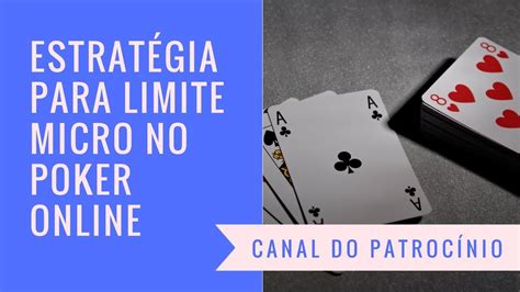 Online Poker De Limites Baixos Estrategia