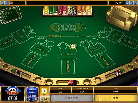Pai Gow Poker Bonus De Probabilidades