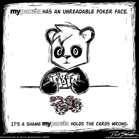 Panda Mostrar Poker Face